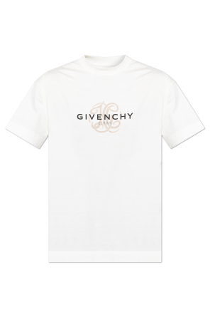 Biały T-shirt z logo Givenchy - Vitkac Polska